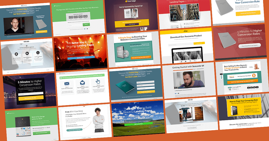 Landing page templates for WordPress