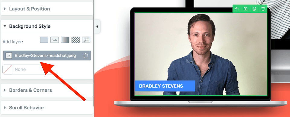 Insert your online course teacher image directly into the box shot