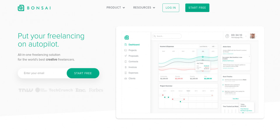 Bonsai for freelancers