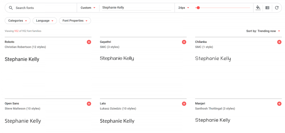 Google Fonts