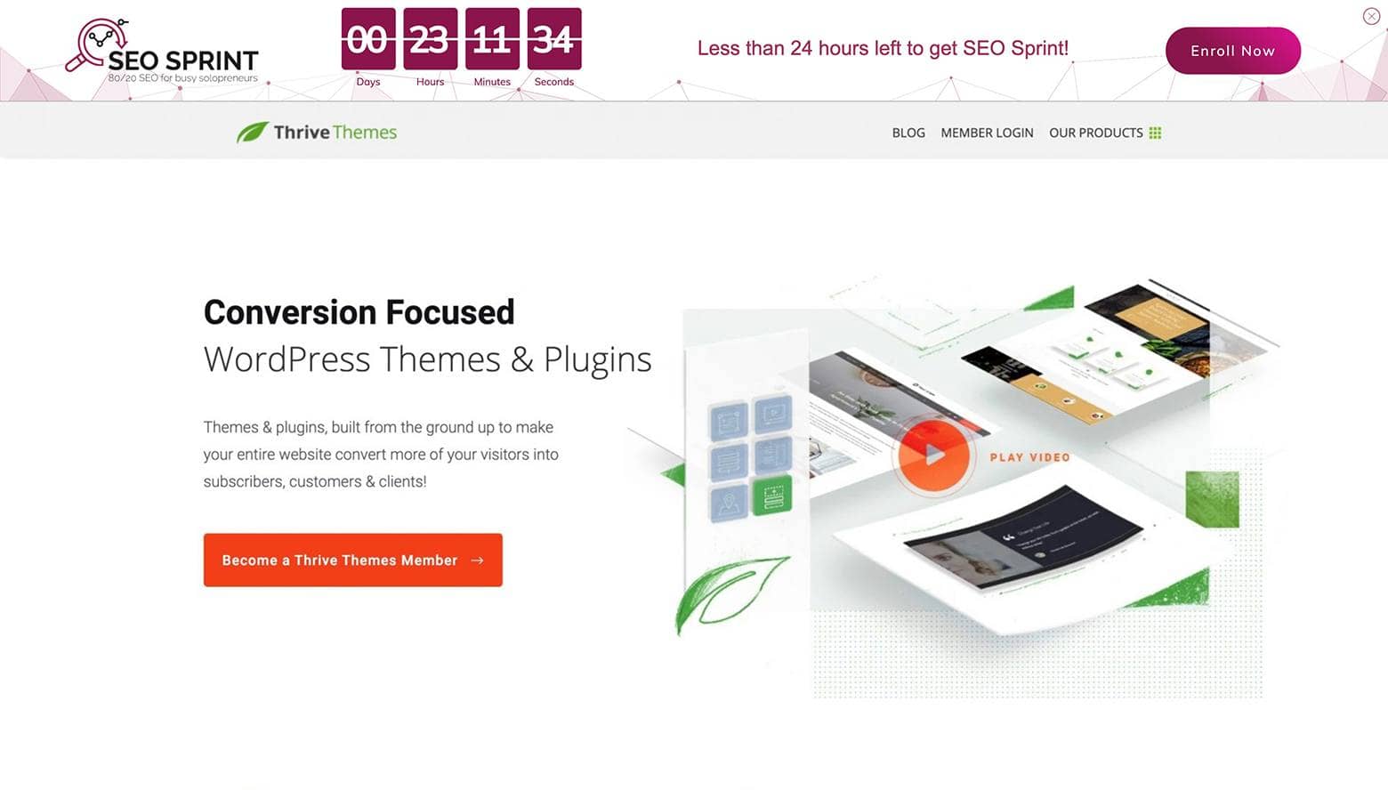 2 - SEO-Sprint-Announcement-Bar-Example