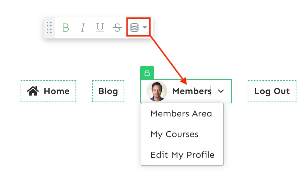 Dynamic Text In Menus