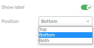Feature Roundup - SEP 2021 - Number counter element - label Number Counter - setting up labels
