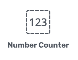Feature Roundup - SEP 2021 - Number counter element Thrive Number Counter element