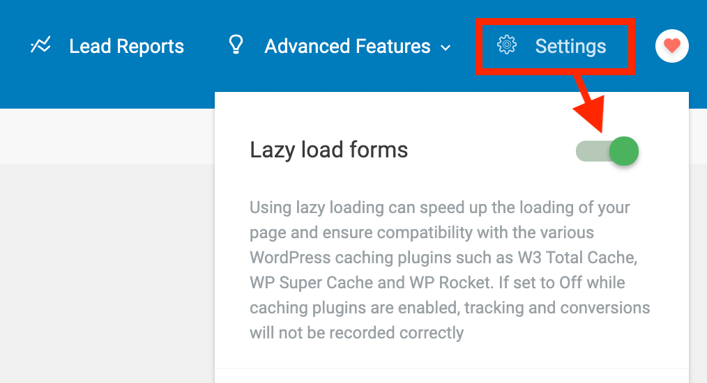Lazy Load TL forms