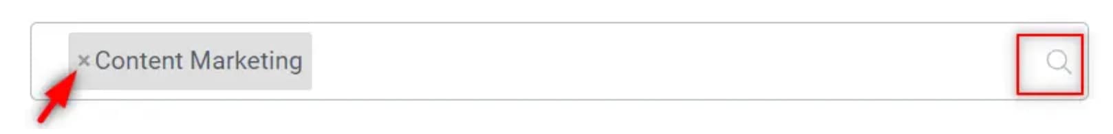 Search for content from a different course