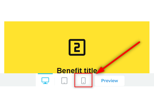 Off-canvas side menu open on a mobile device view