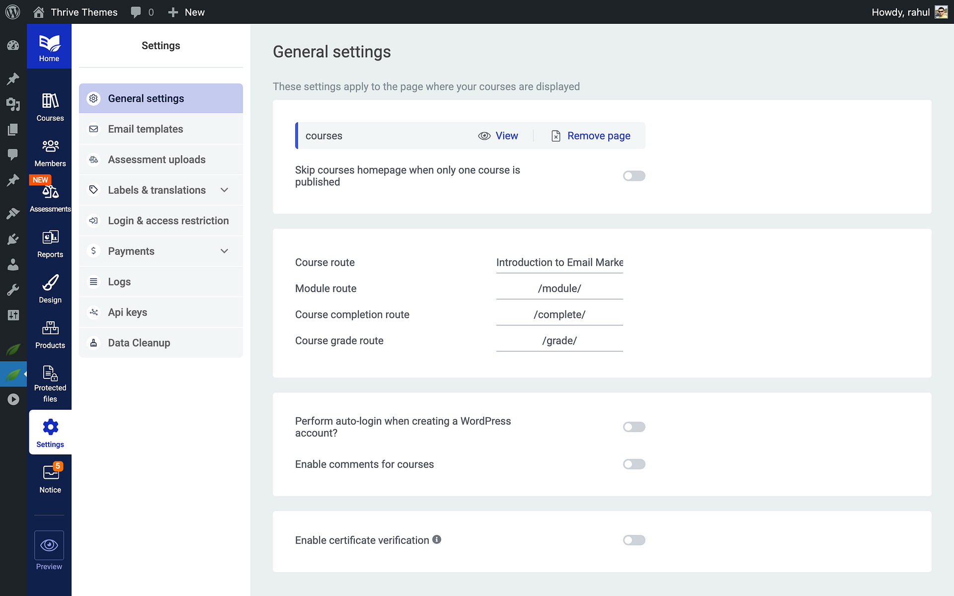Where to Find Dynamic Labels - Access Restrictions in Thrive Apprentice