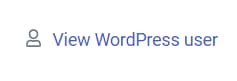 View WordPress user