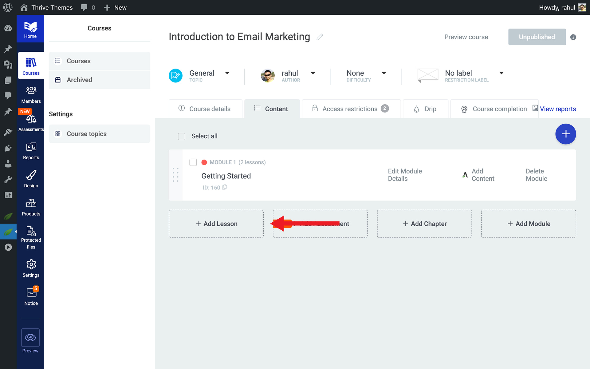 Step 1: Create Your Course Content - Thrive Architect in Thrive Apprentice